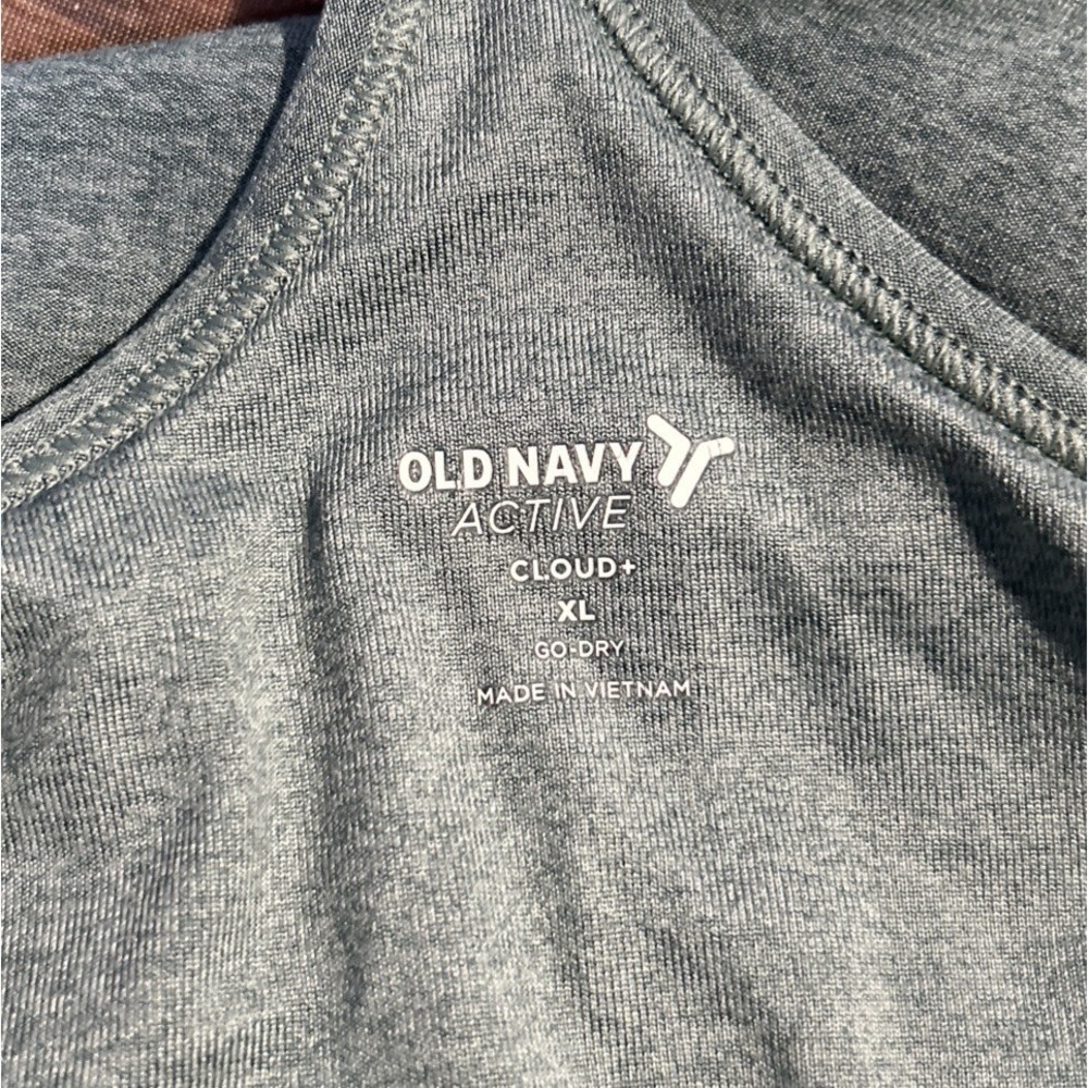 Old Navy Cloud + Go Dry Activewear Romper XL Green Built in Bra Remove Padding - Picture 6 of 8